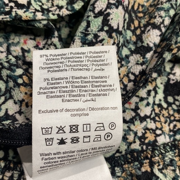 Vero Moda WOMEN’S MULTICOLOR FLORAL RUFFLE MINI DRESS SZ S - Picture 12 of 12